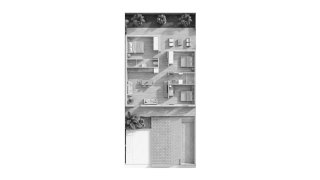 Bungalow floor plan, 3 bedrooms in ALMA BUNGALOWS 4 No. 3